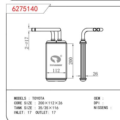 适用于TOYOTA TOYOTA