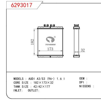 适用于AUDI AUDI A3/S3 (96-) 1.6 I