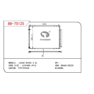 适用于TOYOTA LEXUS RX350 3.5L OEM:88460-0E020/884600E020