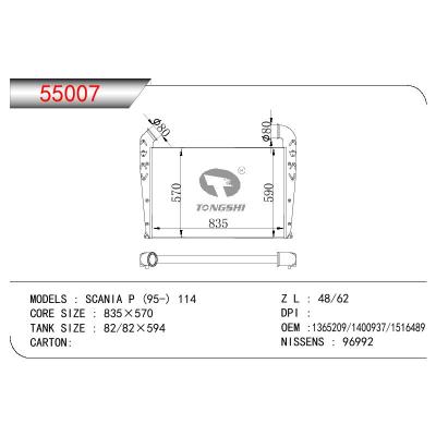 适用于SCANIA SCANIA P 114 OEM:1365209/1400937/1516489