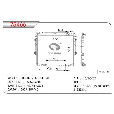 适用于TOYOTA HILUX VIGO