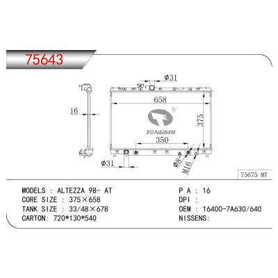 适用于TOYOTA TOYOTA ALTEZZA OEM:16400-7A630/164007A630