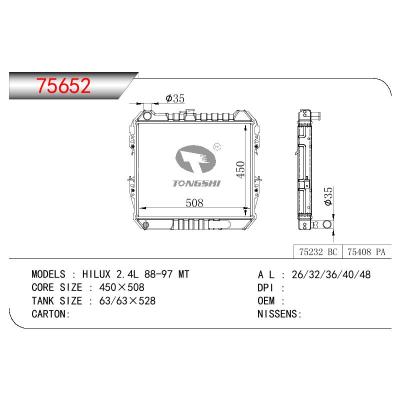 适用于TOYOTA HILUX 2.4