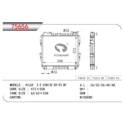 适用于TOYOTA HILUX 3.0 V6 VZN130