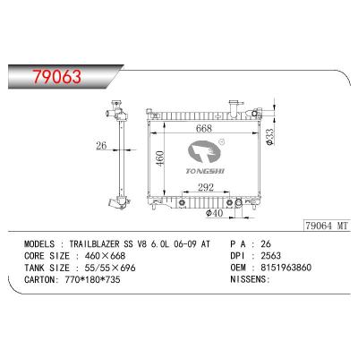 适用于GM DODGE TRAILBLAZER SS V8 6.0L OEM:8151963860/15196386