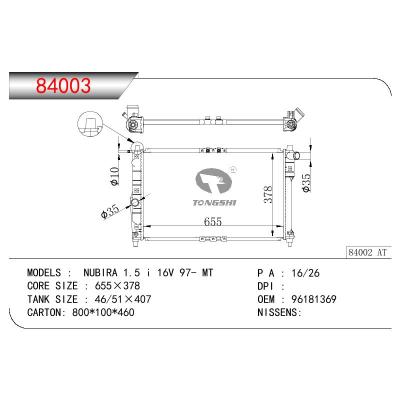 适用于DAEWOO NUBIRA 1.5 I 16V OEM:96181369/96351931