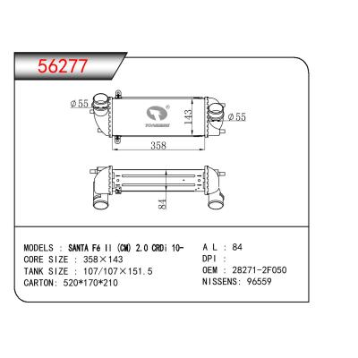 适用于HYUNDAI SANTA F6 II 2.0 -/KIA SORENTO 2.2L 09- OEM:28271-2F050/282712F050