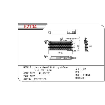 适用于Lexus GX460 Utility 4-Door   4.6L V8 13-18油散   OEM：F489QB